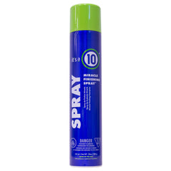 It's A 10 Miracle Finishing Spray bottle front with shine and UV protection.