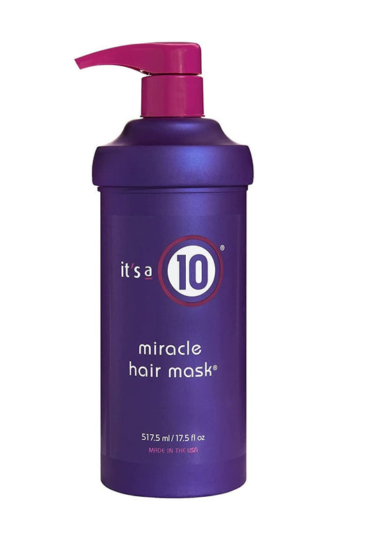 It's a 10 Miracle Hair Mask jar with creamy formula for elasticity and color vibrancy.