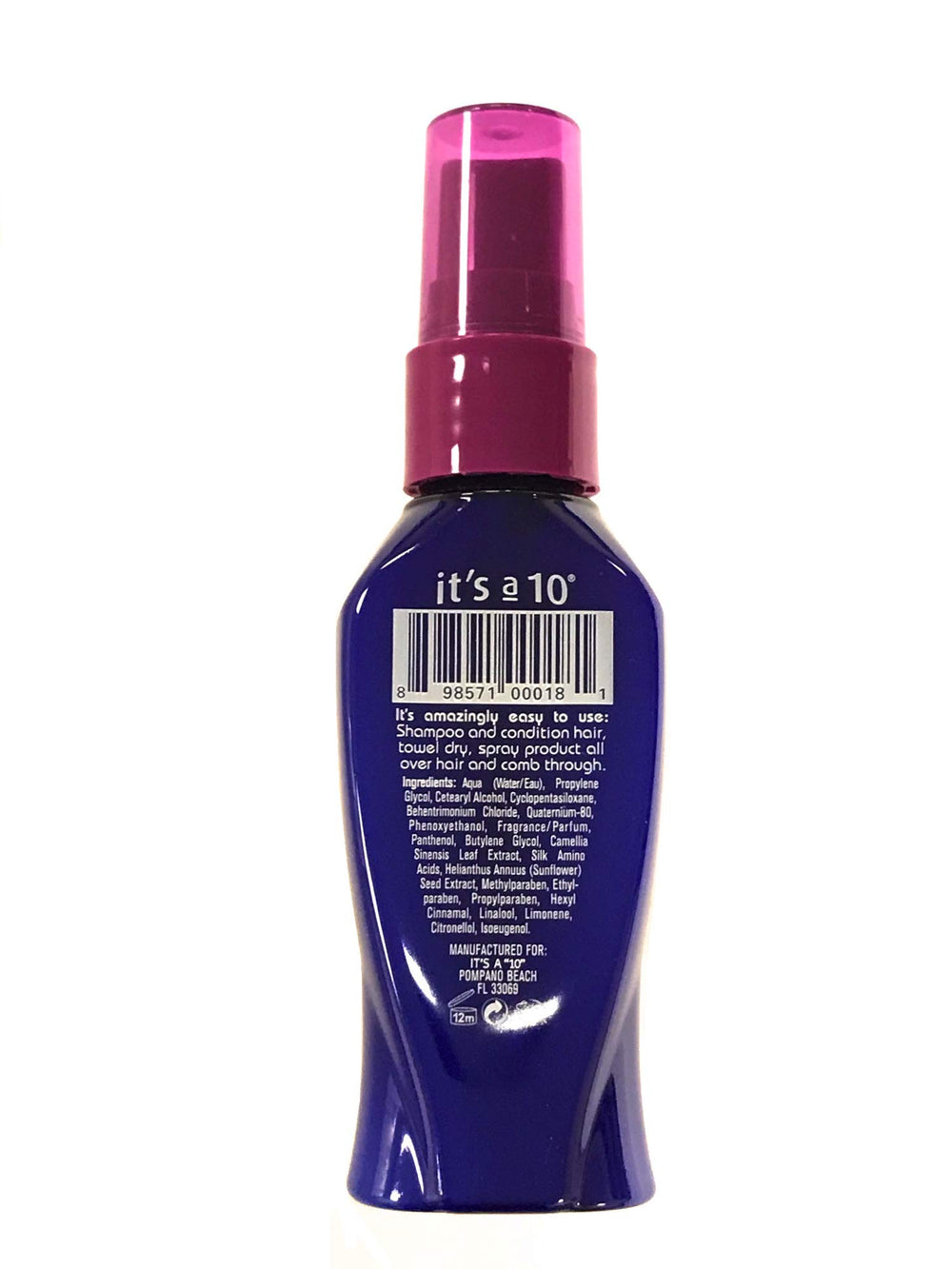 It's a 10 Miracle Leave-In 3-pack packaging, convenient for multi-use and storage