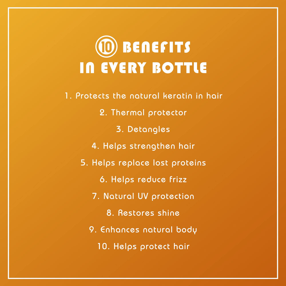 It's a 10 Miracle Leave-In Plus Keratin Spray spray-mist eases detangling after washing