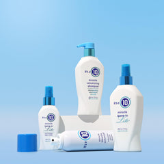 It's a 10 Miracle Leave-In Lite travel-friendly size for on-the-go touch-ups.