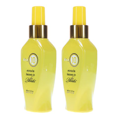ITS A 10 Miracle Leave-In for Blondes violet-toned formula neutralizes brass for cooler blondes.