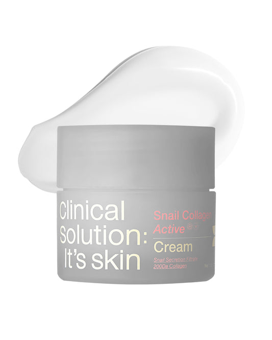 It'S SKIN Active Snail Collagen Cream bottle front view highlighting rich hydration