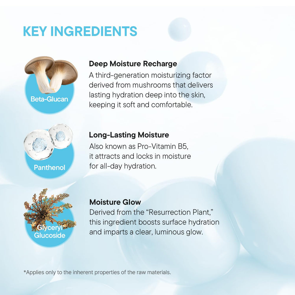 IUNIK Beta-Glucan Barrier Milk Essence pump dispenses quick-absorbing hydration
