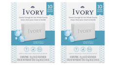 Ivory Original Bar Soap pack shot with 20 bars for a simple family cleansing routine