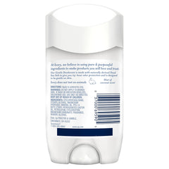 Ivory paraben-free deodorant product shot highlights clean ingredients and skin-friendly formula.