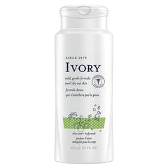 Ivory Aloe Scented Body Wash bottle ready for daily cleansing