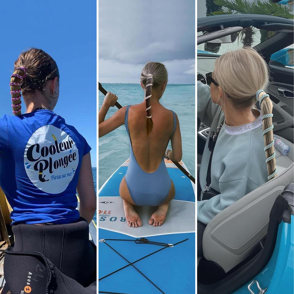 Ivyu sport hair ties are easy to use for busy gym sessions.