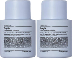 J Beverly Hills Blue Fragile shampoo bottle front showing color-safe formula.