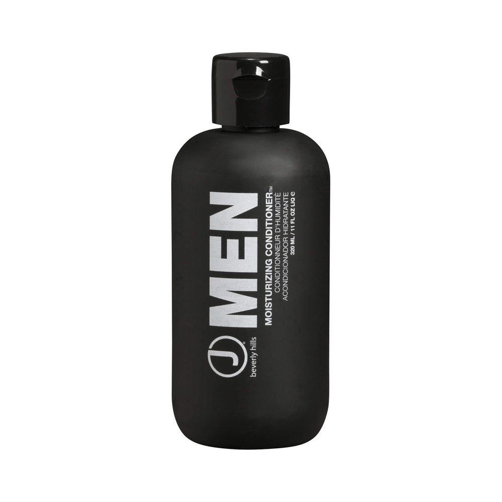 J Beverly Hills Men Moisturizing Conditioner bottle pour for hydration and manageability