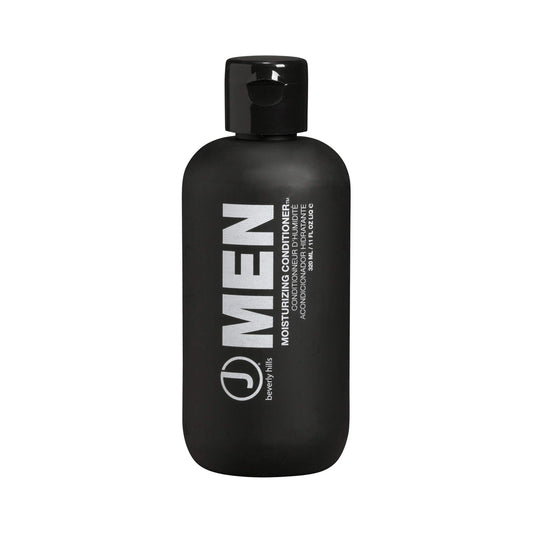 J Beverly Hills Men Moisturizing Conditioner bottle pour for hydration and manageability