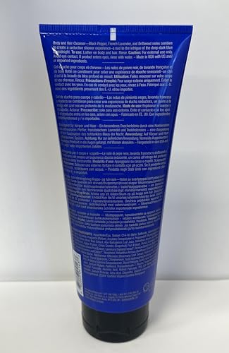 Jack Black Blue Midnight notes driftwood and lavender, a sensory woodsy aroma.