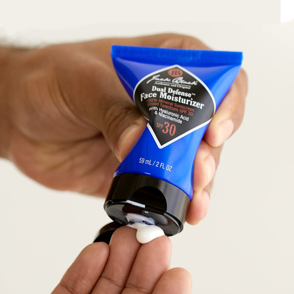 Jack Black Dual Defense highlights organic antioxidants cranberry rosemary and green tea