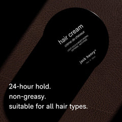 Jack Henry Hair Styling Cream is suitable for all hair types.