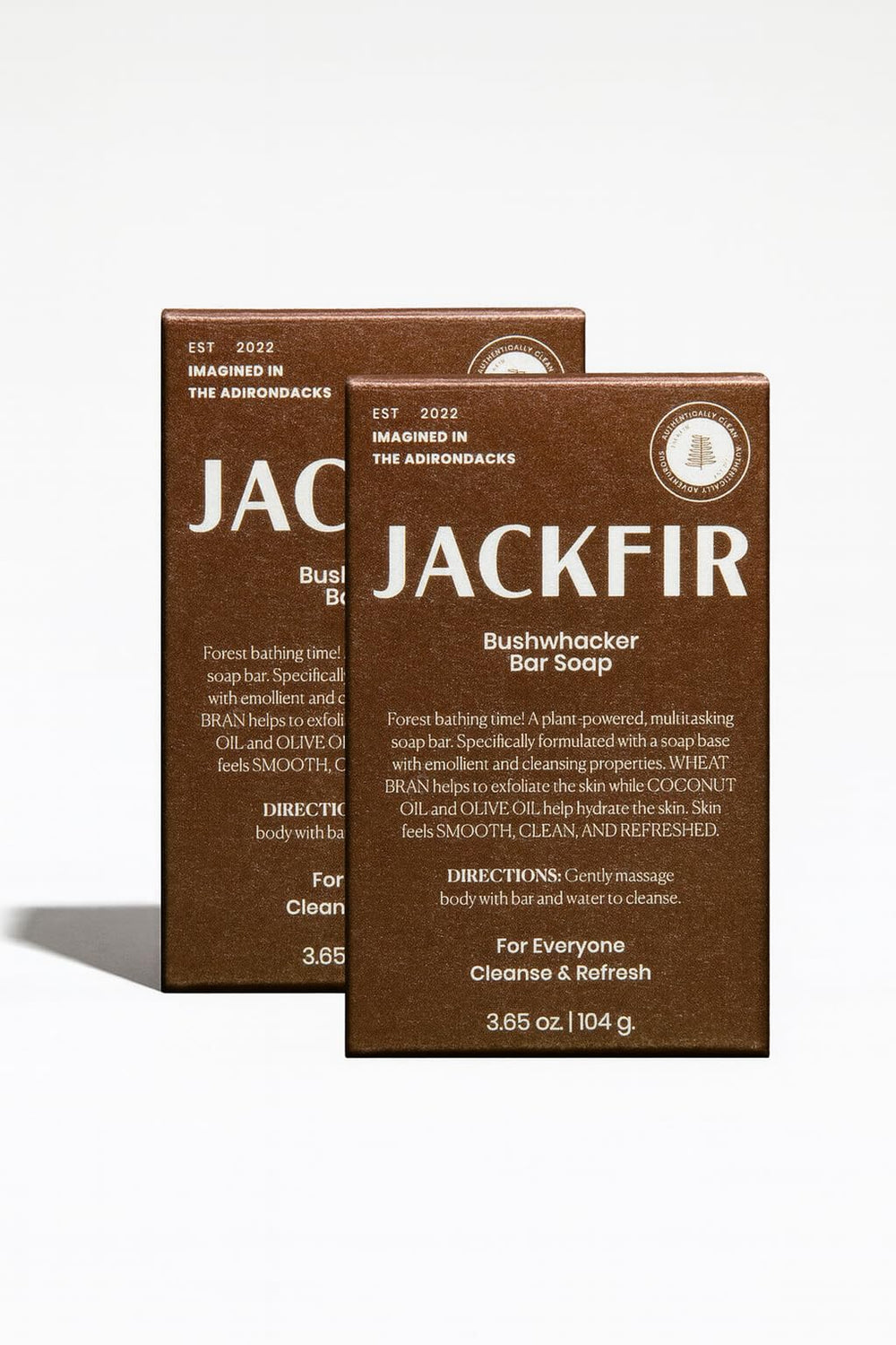 Jackfir Bushwhacker bar soap pack for hydrating cleanse and easy routine