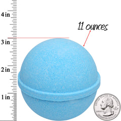 Jackpot Candles Ocean Breeze Lavender bath bombs displaying 10 oz size for grand soaks