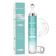 Jacrynth dark spot remover bottle pour showing easy daily application