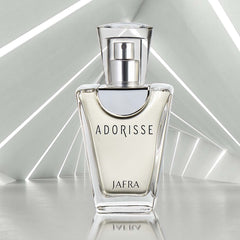 Spray nozzle enables easy, even application of Adorisse.
