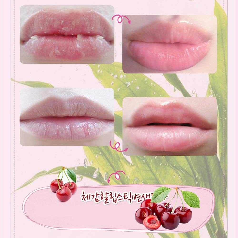 Jakuva gel patch close-up highlighting hydrating formula for dry lips.