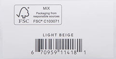Porcelain-light skin tone sample with luminous powder