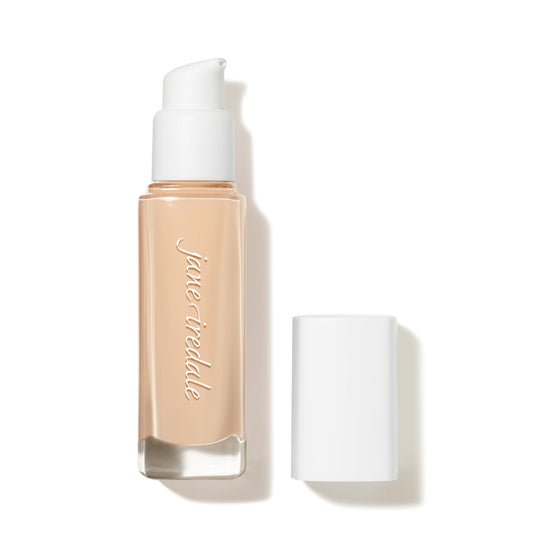 Jane Iredale Skintuition SPF 30 foundation bottle front, showcasing premium packaging for daily use