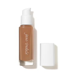 Jane Iredale Skintuition SPF 30 foundation bottle closeup with smooth, skin-like finish.