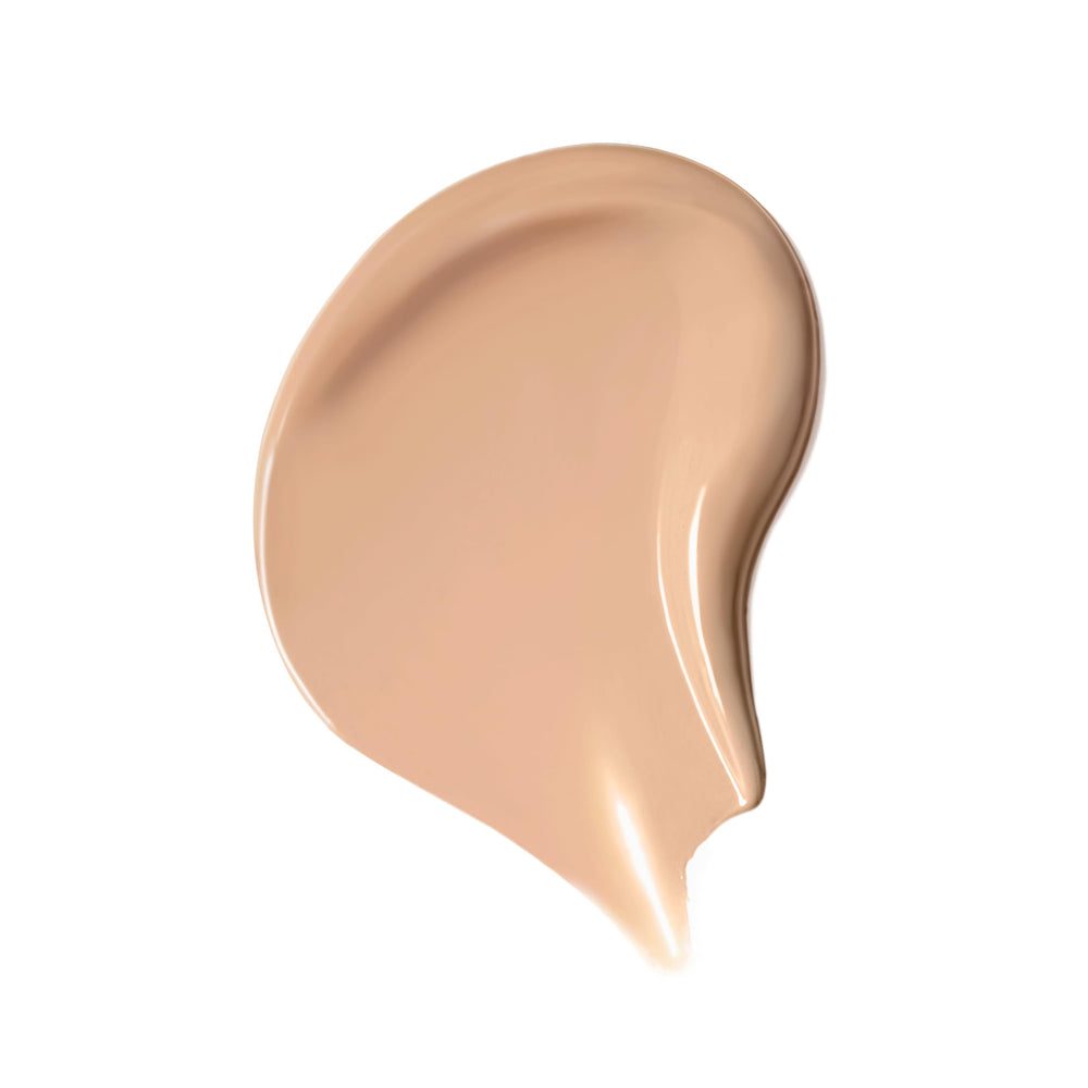 Jane Iredale Skintuition SPF30 foundation swirl demonstrating buildable medium coverage.
