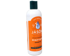 Jason Dandruff Relief applying to scalp in routine wash.