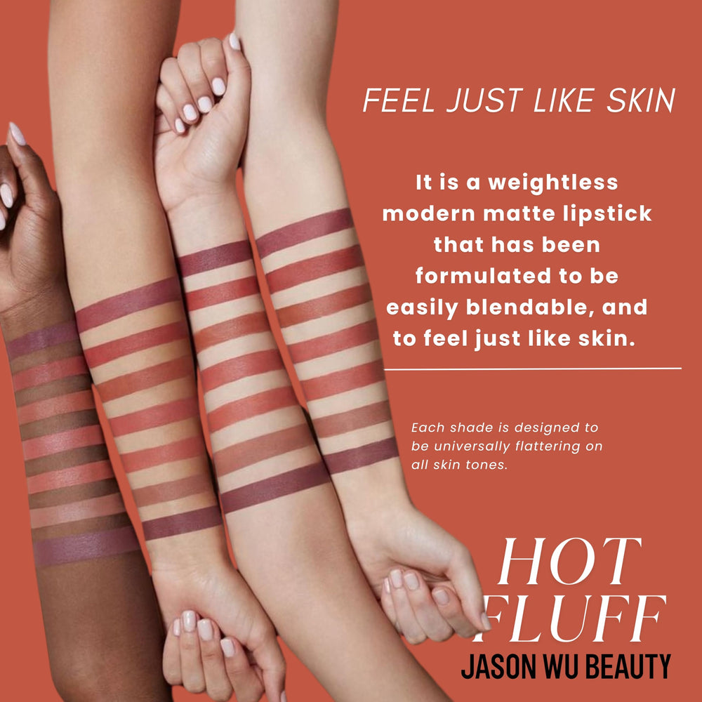 Jason Wu Hot Fluff on lips delivers a comfortable matte finish