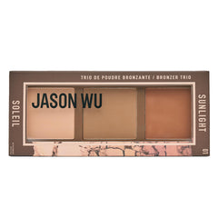 Jason Wu Sunlight Bronzer Trio compact with three pans for effortless sun-kissed radiance