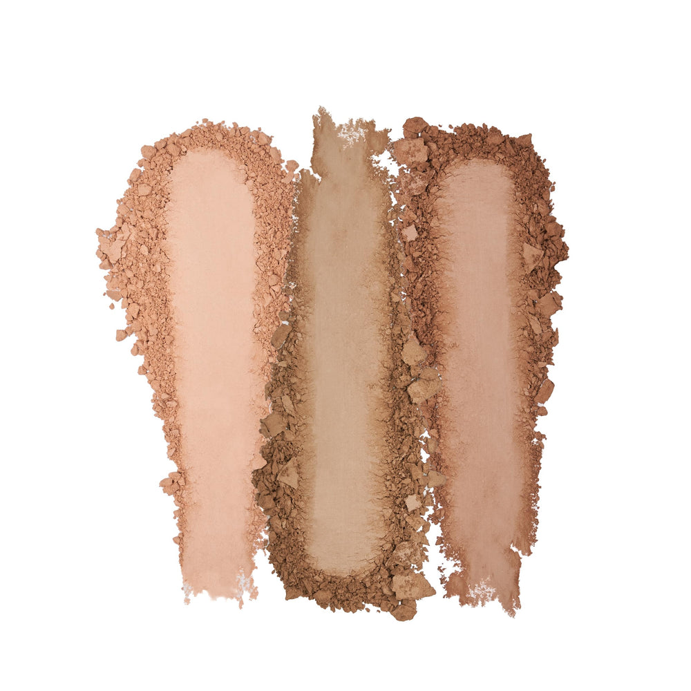 Jason Wu Sunlight Bronzer Trio darkest shade defines cheekbones with a matte finish