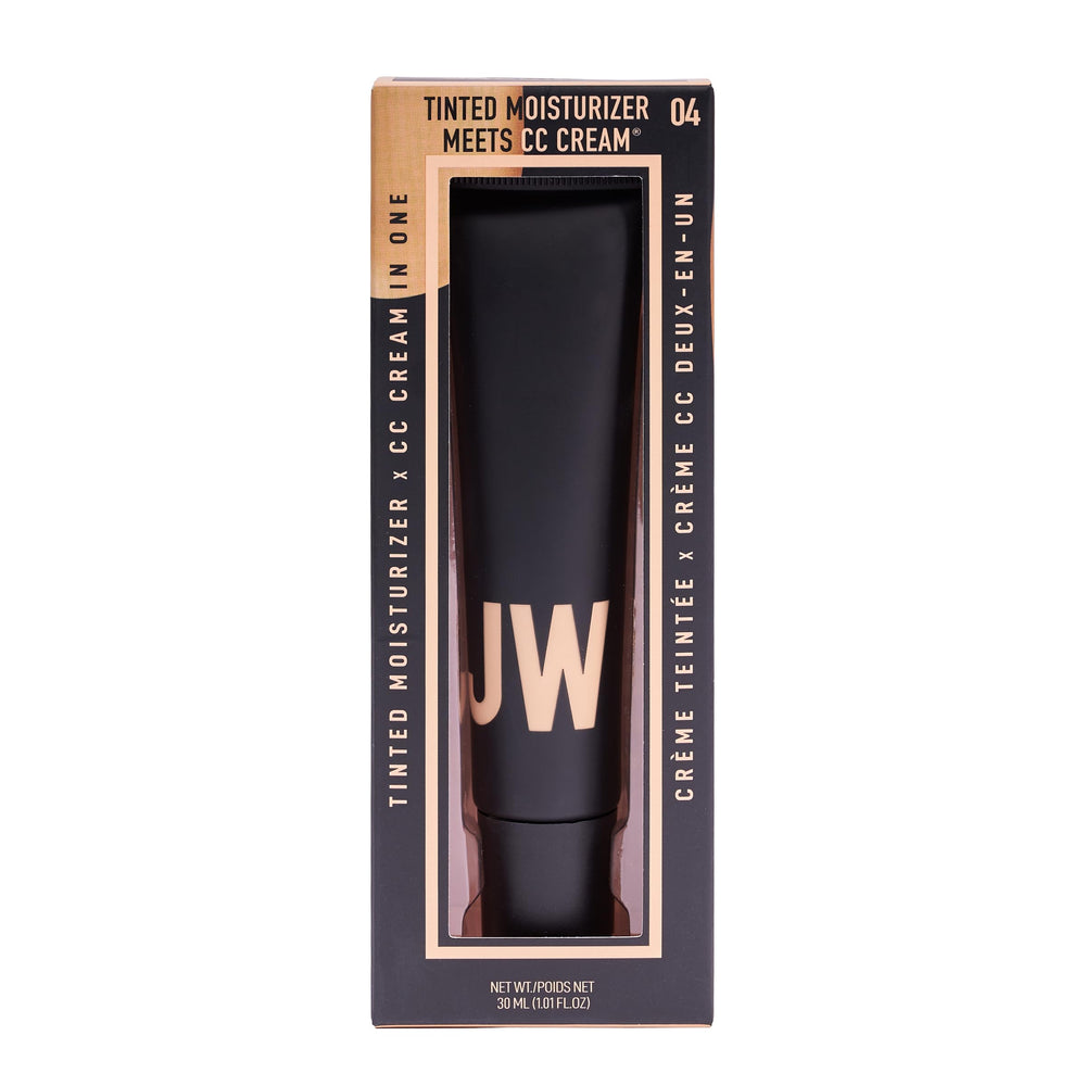Luminous finish of Jason Wu tinted moisturizer on skin, delivering a soft glow.