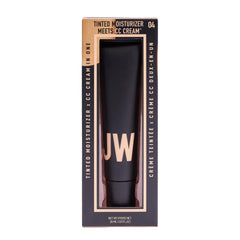 Luminous finish of Jason Wu tinted moisturizer on skin, delivering a soft glow.