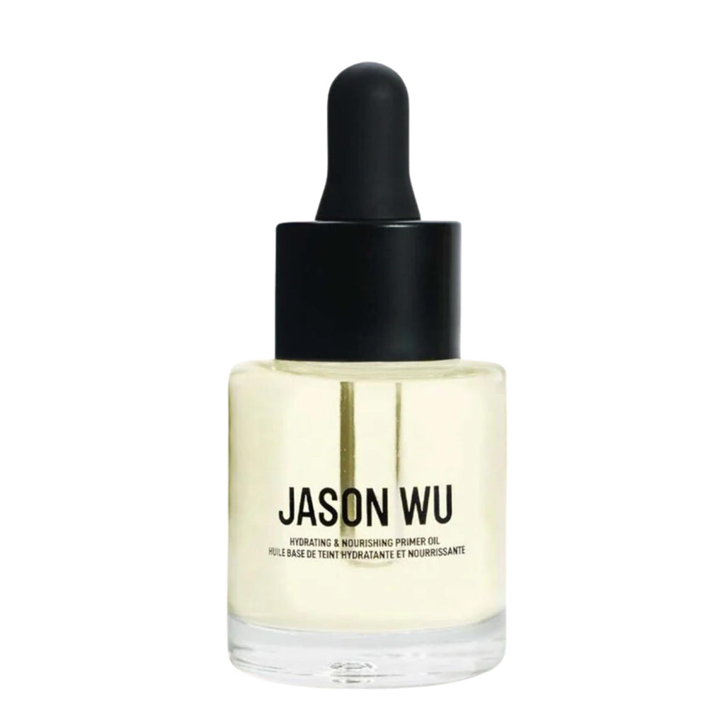 Jason Wu Wu-Prime Hydrating Primer Oil bottle ready for makeup prep