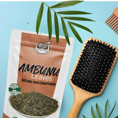 Jaunty Ambunnu applying shampoo demonstrates easy application on the scalp.