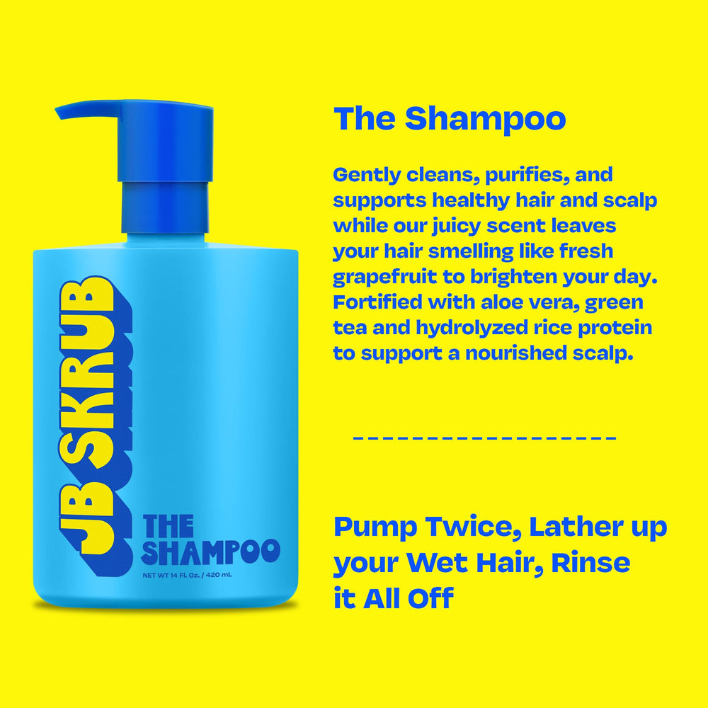 JB SKRUB Kids Shampoo citrus scent burst for a vibrant wash