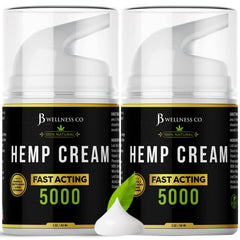 JB Wellness Co hemp cream being applied to skin for cooling relief and comfort