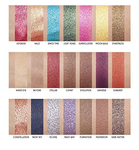 J.CAT BEAUTY Majestic Galaxy easy smoky eye option with sultry shades