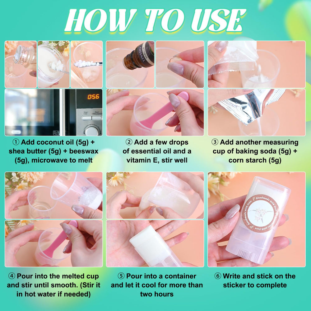 JCOOS complete kit enables personalized, aluminum-free body care at home.