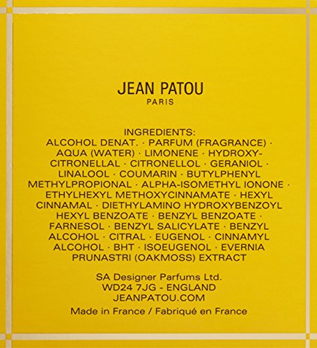 Jean Patou Sublime EDT bottle and spray nozzle ready for convenient daily application