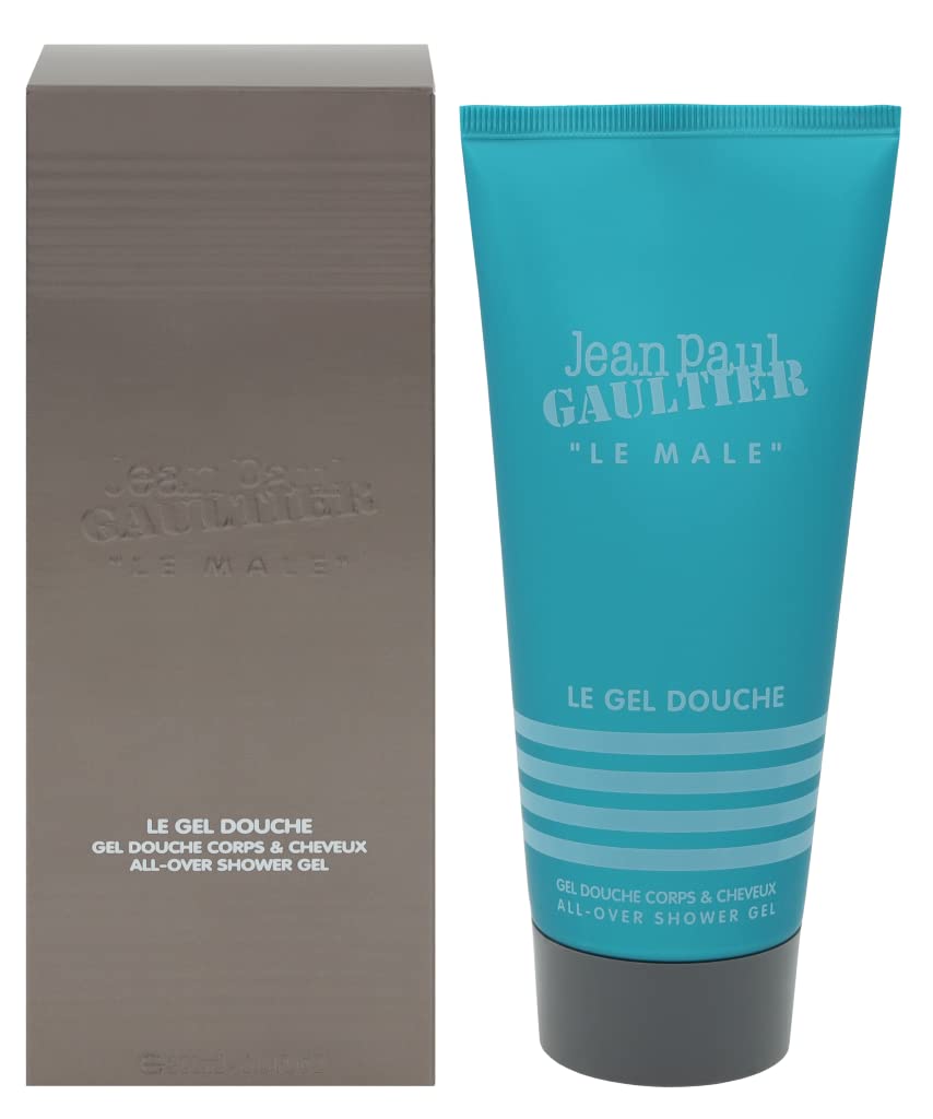 Jean Paul Gaultier Le Male shower gel bottle front for daily cleansing.