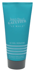 Pouring Jean Paul Gaultier Le Male shower gel, rich lather forms easily.