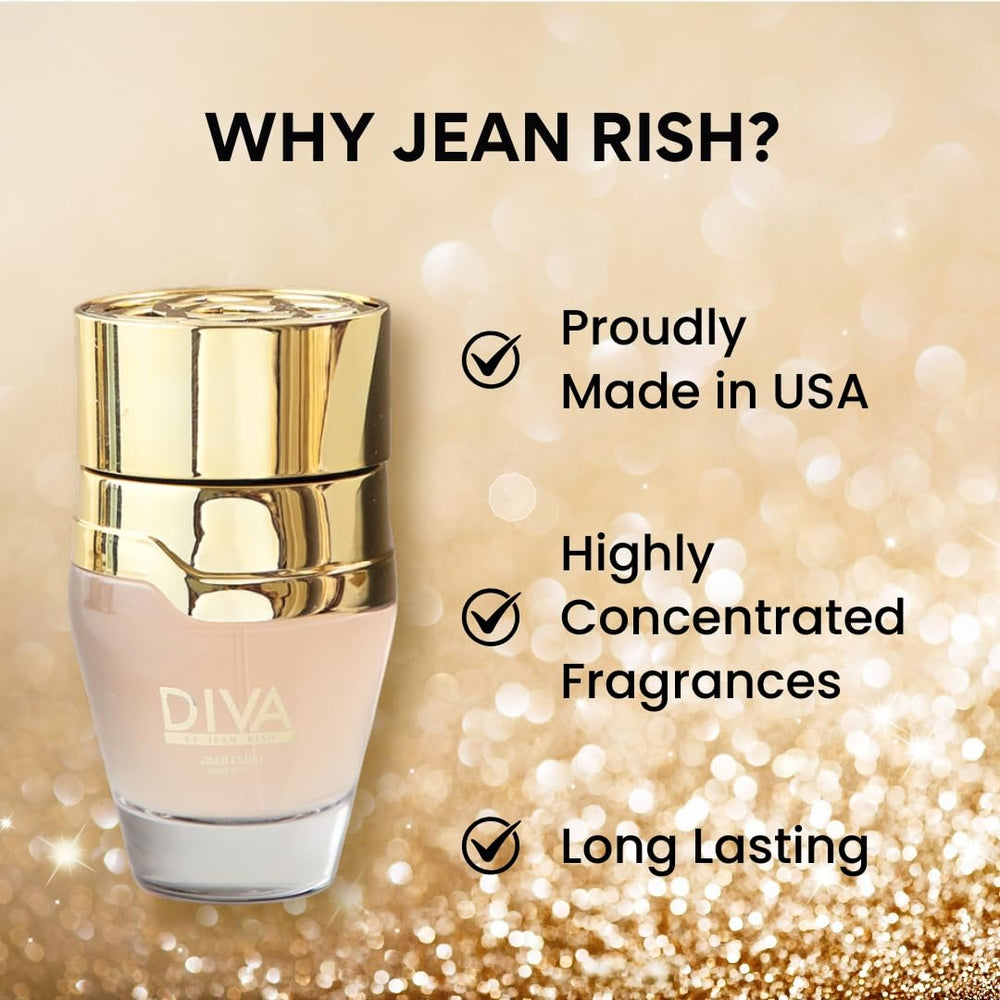 Jean Rish Diva heart notes peach blossom and rose bloom beautifully together
