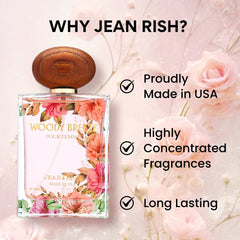 Jean Rish Woody Breeze orange-blossom note highlight evokes elegance