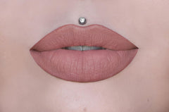Jeffree Star Velour Liquid Lipstick Christmas Cookie swatches show long-lasting matte nude tones