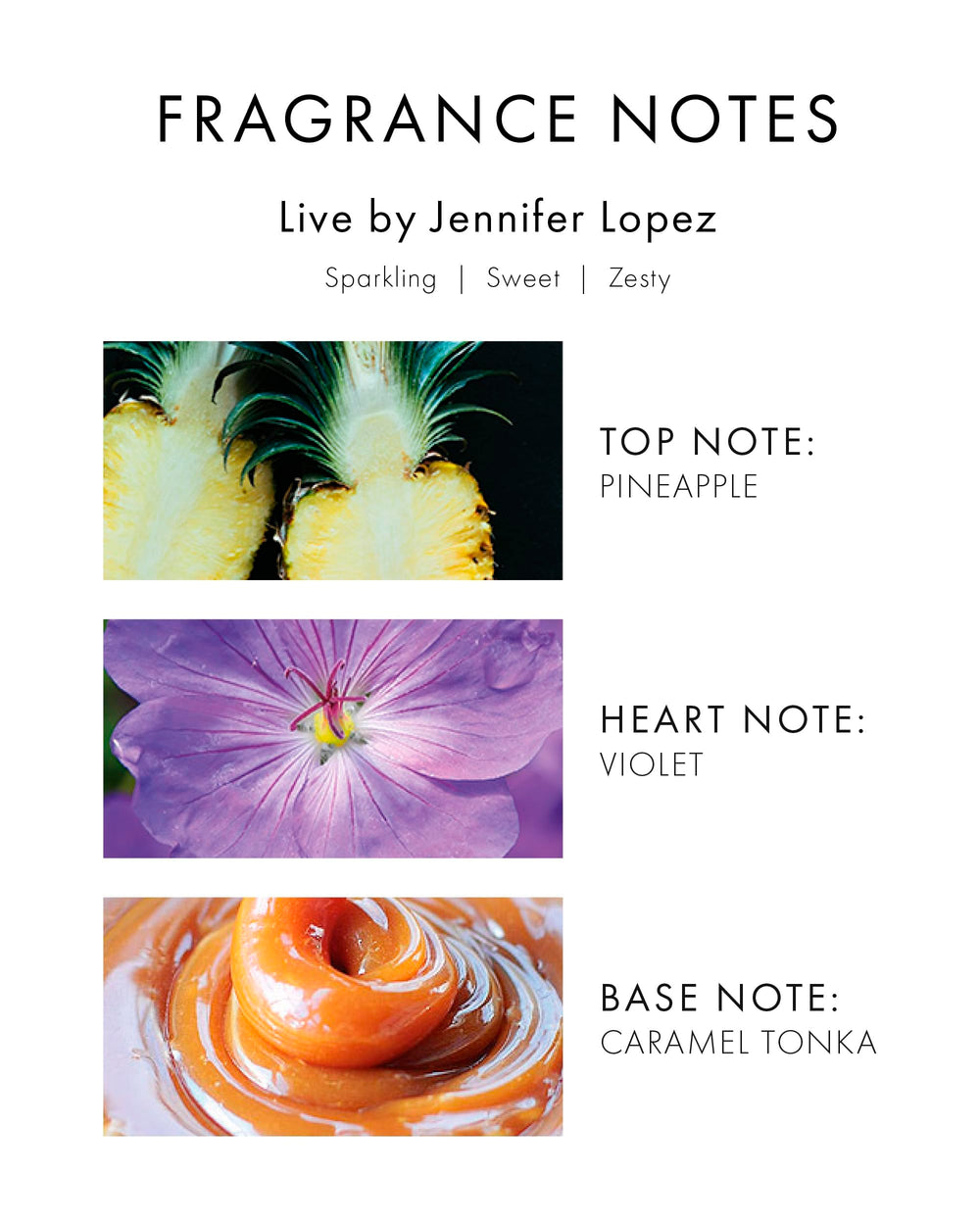 Jennifer Lopez Live cap detail highlighting branding and easy grip.