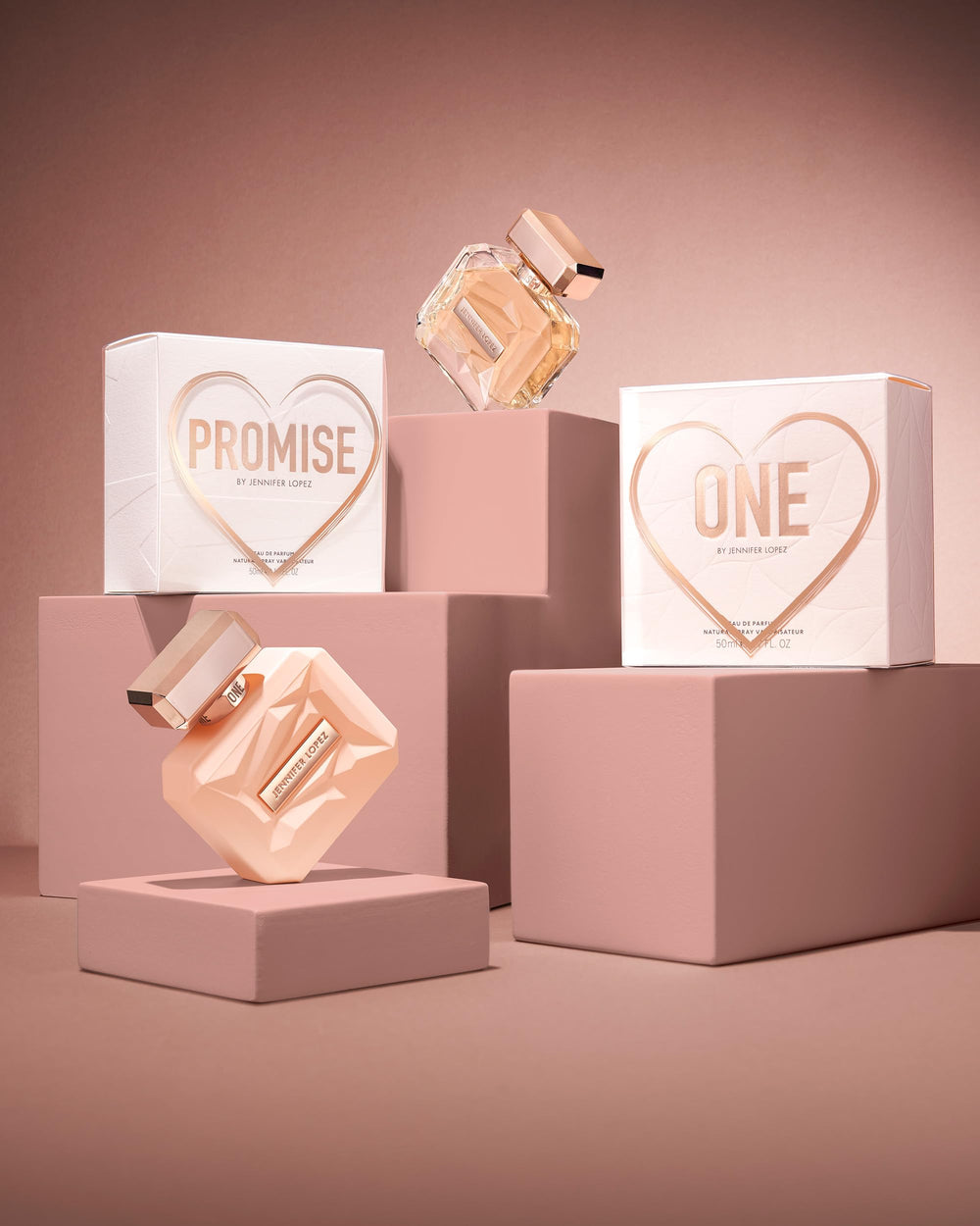 Jennifer Lopez Promise travel-size bottle ideal for on-the-go.
