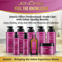 Jenoris Pistachio Oil Serum close-up packaging and label
