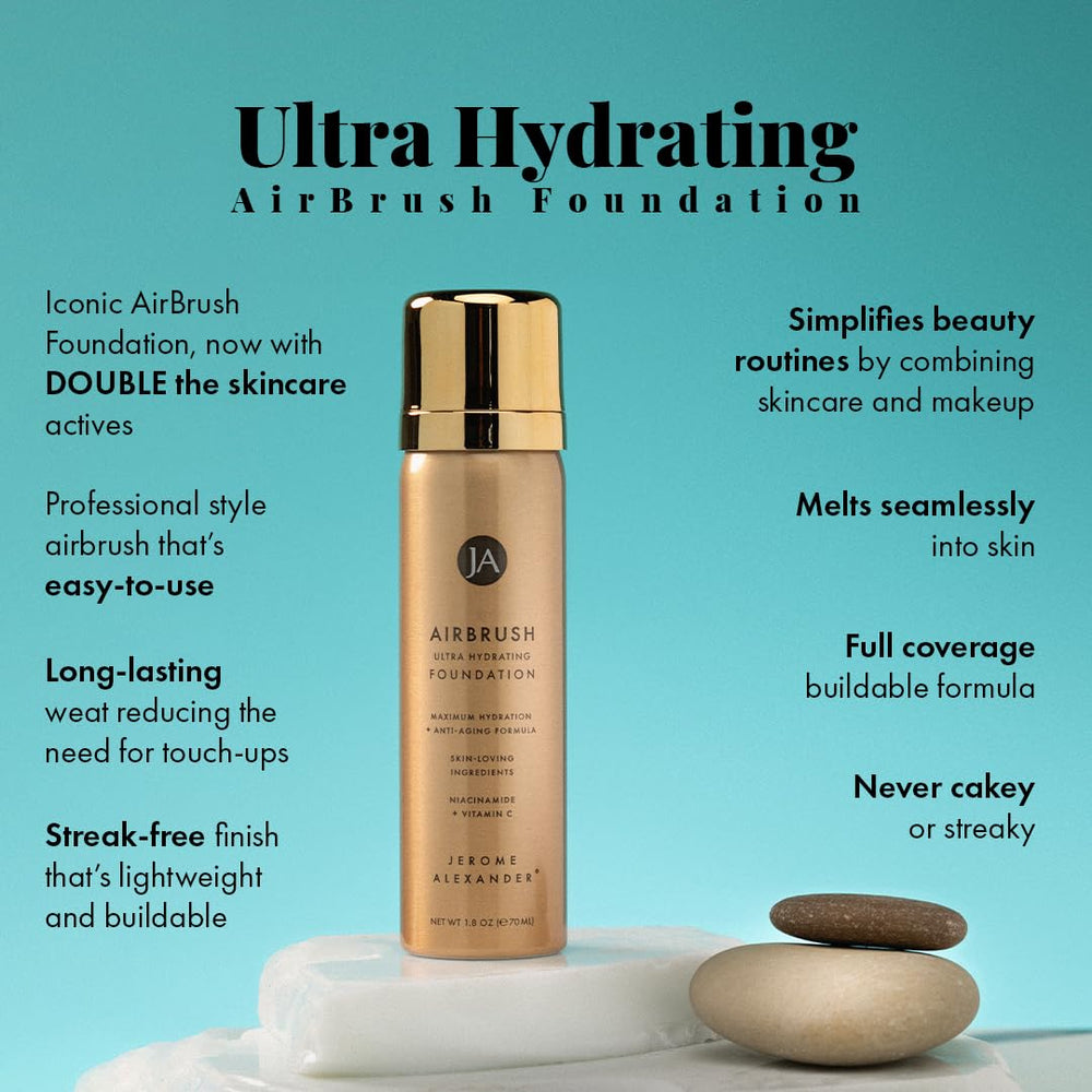 Jerome Alexander airbrush foundation full-coverage with lightweight feel