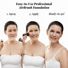 Jerome Alexander Airbrush Foundation hydration spray highlights luminous skin texture